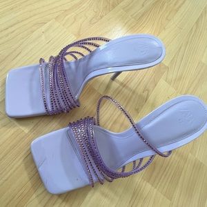 Zara Womens Purple Heels, size 9